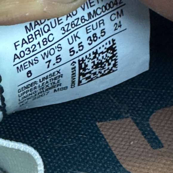 Size 8 - Converse One Star Pro‎ Low Midnight Turquoise - A03218C - Picture 5 of 10